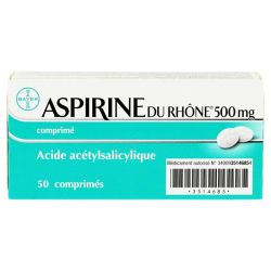 Aspirine du Rhône 500mg x 50