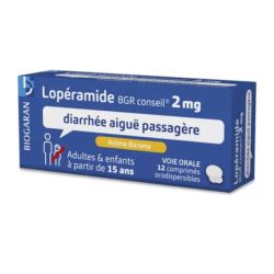 Lopéramide 2 mg 12 cpr orodispersibles
