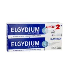 Elgydium dentifrice blancheur 2x75ml