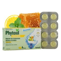 Phytoxil gorge irritée 16 pastilles miel citron menthe