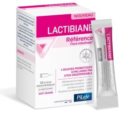 Lactibiane Référence 20 sticks orodispersibles goût orange