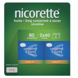 Nicorette 2mg 80 cpr fruits