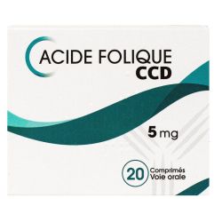 Acide Folique Ccd   5Mg Cpr 20