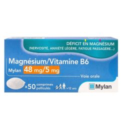 Magnesium Vit B6 Myla470 Cpr50