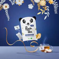 PANDA TEA CASSE NOISETTE SACHET 28