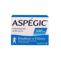Aspegic   500Mg    Pdr Sac 20