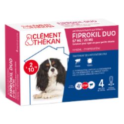 Clement Fiprokilduo Chien 2-10Kg 4P