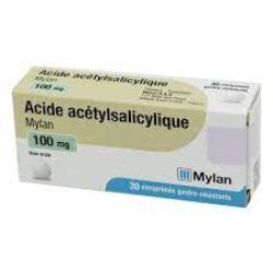 Acide Acetyl 100Mg Mylan Cpr 30