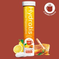Hydratis arôme Miel & Citron 20 pastilles effervescentes