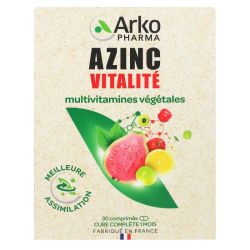 Azinc Multi Vegetal Vitalite Cpr30