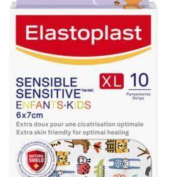 Elastoplast XL 10 pansements enfants 6x7cm