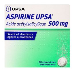 Aspirine Upsa 500mg Cpr Effv x 20