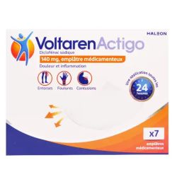 VoltarenActigo 7 emplâtres médicamenteux