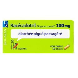 Racécadotril 100mg 10 gélules