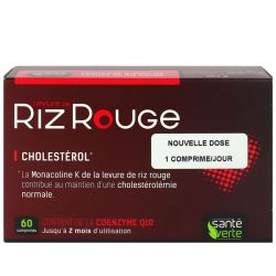 Levure riz rouge Cholestérol 60 comprimés