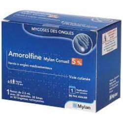Amorol Myl Conseil 5% Vernis2.5Ml