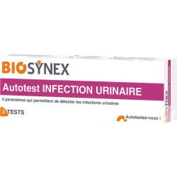 BIOSYNEX Autotest Infection Urinaire boite de 3