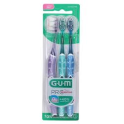 Gum pro sensitive brosse à dent x3 ultra soft