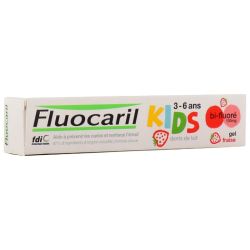 Fluocaril  Kids 3-6ans bi-fluoré saveur fraise