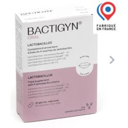 Bactigyn oral 30 gelules
