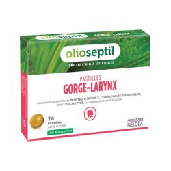 OLIOSEPTIL GORGE-LARYNX PASTILLES 24