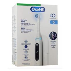 ORAL B iO Brosse à dents électrique série 5 Blanche