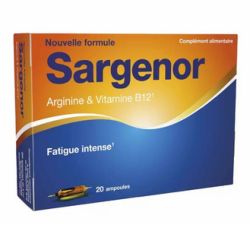 Sargenor fatigue intense 20 ampoules