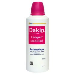 Dakin stabilisé antiseptique peau muqueuse plaies 250ml