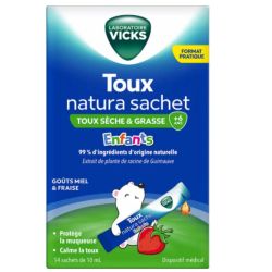 Vicks toux natura sachet x14