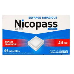 Nicopass 2,5Mg Past Ment Fr Ss /96