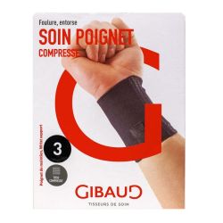 Soin poignet de maintien noir 17-19cm taille 3