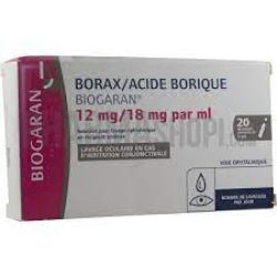 Borax/Ac Bor Bgr 12Mg/18Mg/Ml S La Op Unid/20