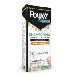 Pouxit Shampooing Anti-Poux & Lentes parfum abricot 200mL