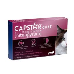 Capstar 11,4Mg Cpr/6 Chat