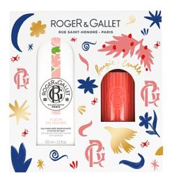Coffret fleur de figuier eau parfumée bienfaisante et sa bougie parfumée