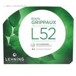 ETATS GRIPPAUX L52 60 comprimés orodispersibles