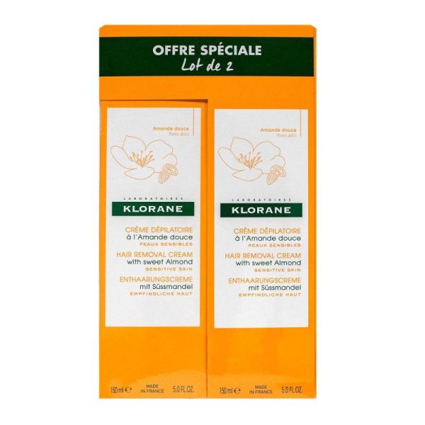 Klorane Crème dépilatoire X2 150ml