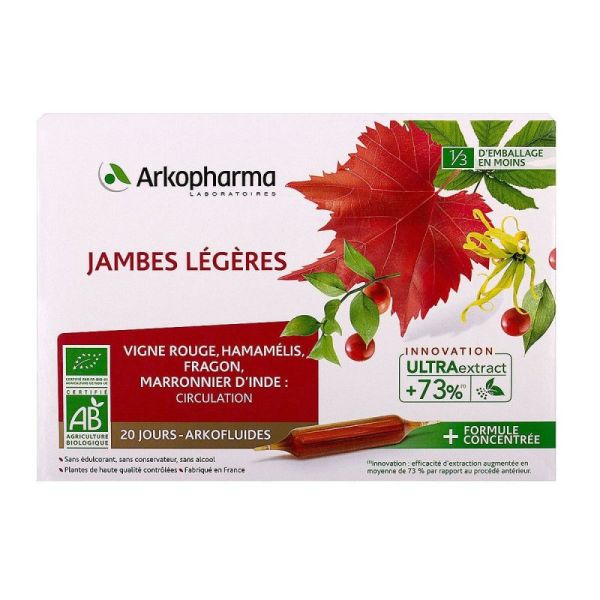 Arkofluides Jambes Leg Bio 20 amppoules