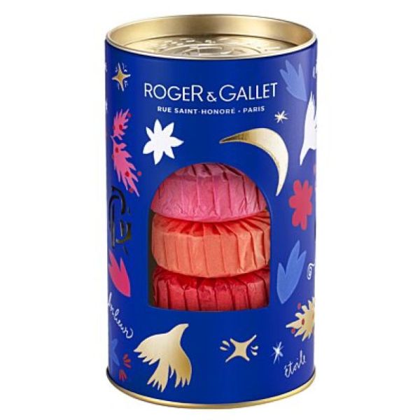 Roger&Gallet Assortiment 3 savons Gingembre rouge+ Rose+ Fleur de figuier