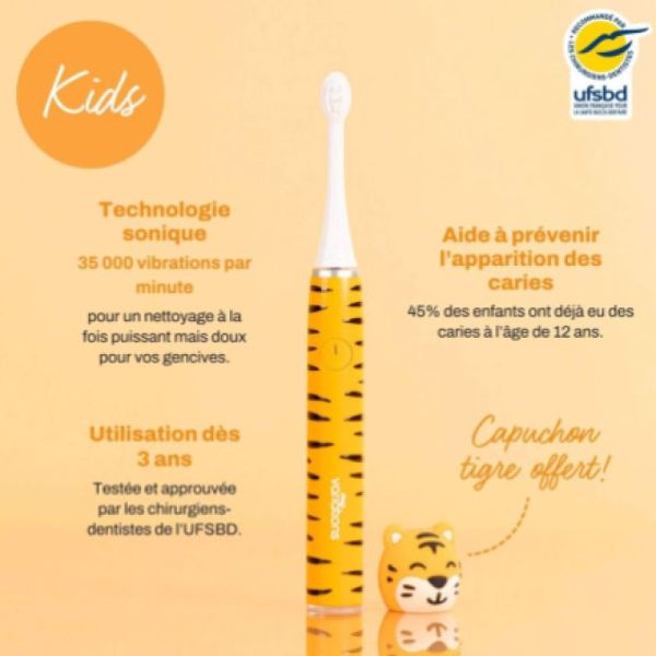 Brosse à dents électrique verte