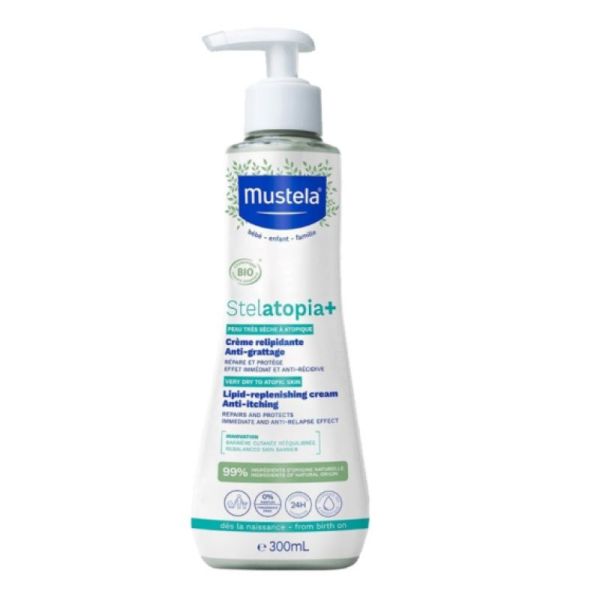 Stelatopia+ crème relipidante anti-grattage bio 300ml