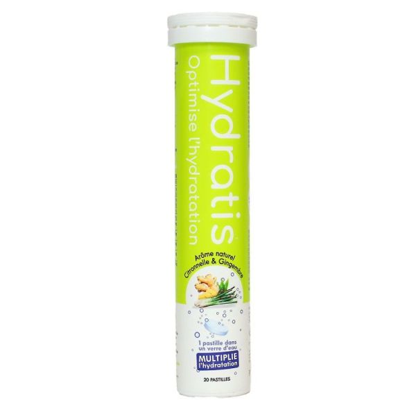 Hydratis arôme naturel citronelle et gingembre 20 pastilles