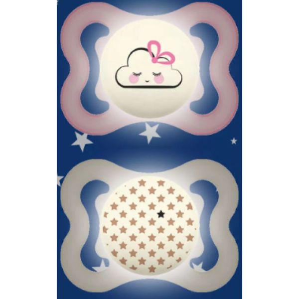 Mam Sucette Supreme Nuit 2-6M x2
