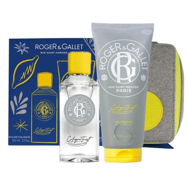 Trousse Homme Cologne twist eau de Cologne/gel douche