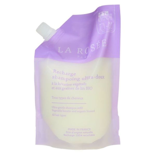 La Rosée recharge shampoing ultra doux 400 ml