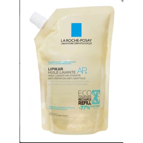 La Roche Posay lipikar huile lvanate AP+ 400 ml recharge