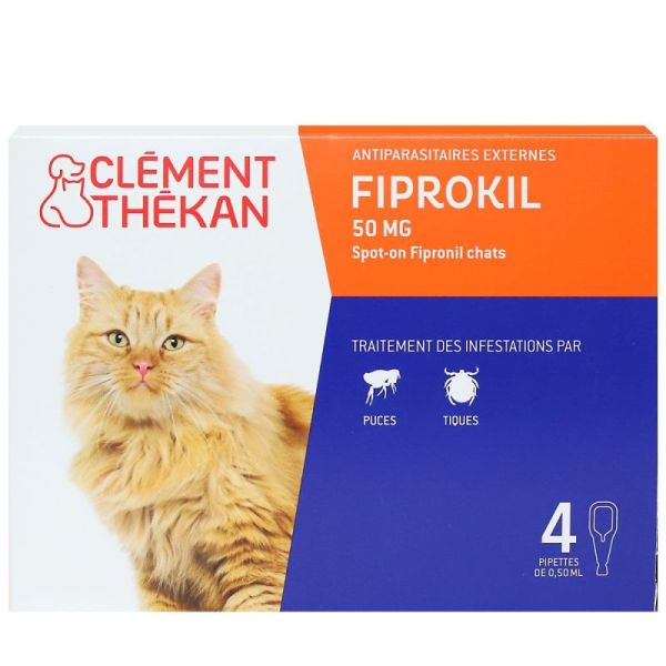 Clement Fiprokil50Mg Chat/4