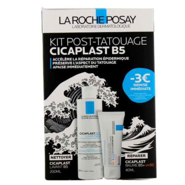 Kit Post-Tatouage Cicaplast B5 Hygiène et Soin