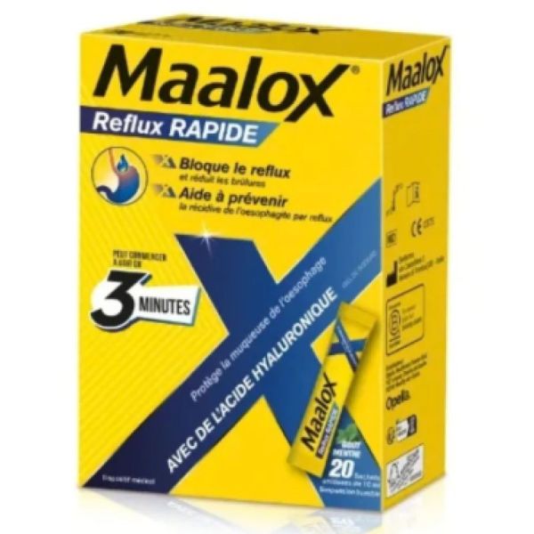 Maalox reflux rapide 20 sachets
