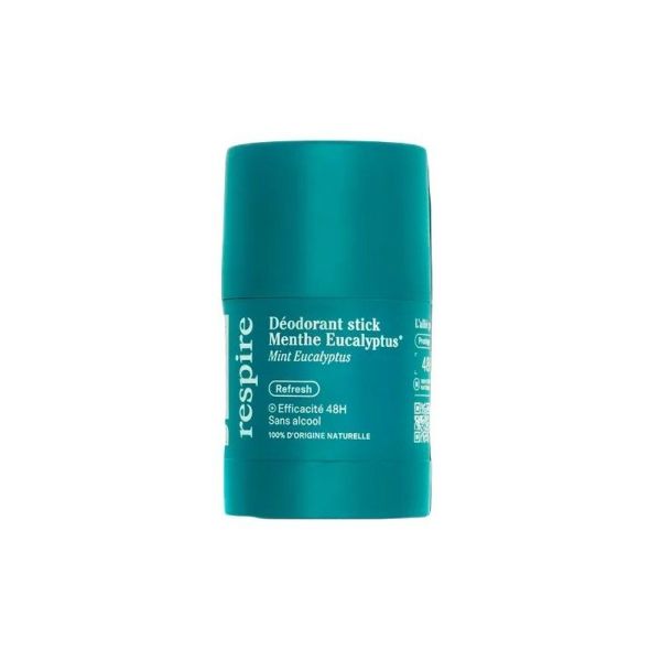Respire Déodorant stick Menthe Eucalyptus 50g
